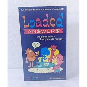 Loaded Answers Board Game - 4 to 6 Players Ages 12 and up